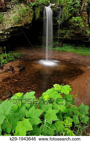 Scott Falls, Munising, Michigan, USA. View Large Photo Image Stock Photograph - Scott Falls, Munising, Michigan, USA.. Fotosearch