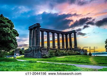 Scottish National Monument, edinburgh, scotland, uk, europe. View Large Photo Image Stock Photograph - Scottish National Monument, edinburgh, scotland, uk, europe.. Fotosearch