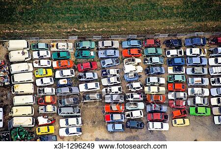 Stock Photo - Scrapyard Lerma Burgos Castile-Leon Spain. Fotosearch