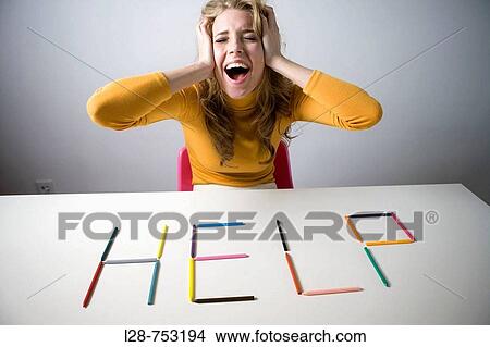 screaming Woman need help View Large Photo Image Picture - screaming Woman need help. Fotosearch
