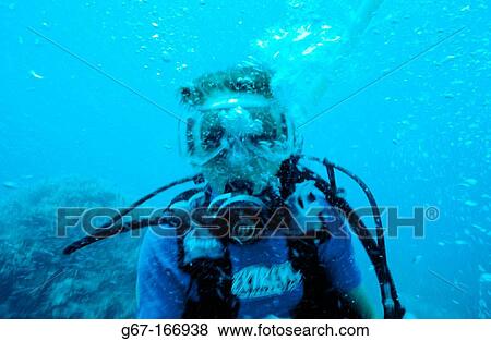 Scuba diver. Great Barrier Reef. Australia View Large Photo Image Stock Photo - Scuba diver. Great Barrier Reef. Australia. Fotosearch