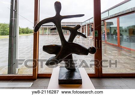 Stock Photo - Sculpture at Kjarvalsstadir Museum, Reykjavik, Iceland.. Fotosearch