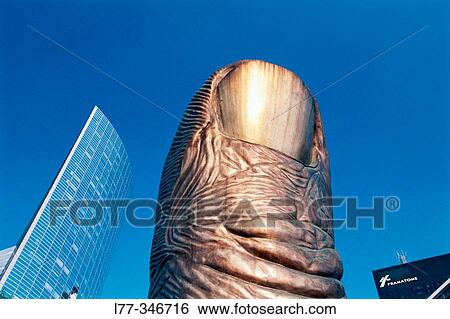Sculpture in La D? fense, modern section in Paris. France View Large Photo Image Stock Photograph - Sculpture in La D? fense, modern section in Paris. France. Fotosearch