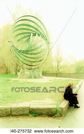 Stock Image - Sculpture in public park. Goteborg, Sweden. Fotosearch