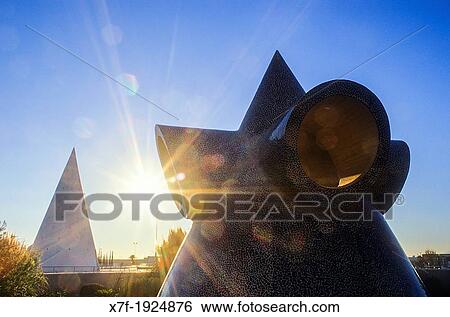 Sculptures at the Entrance to City of Arts and Sciences, by S Calatrava Valencia Spain View Large Photo Image Stock Photograph - Sculptures at the Entrance to City of Arts and Sciences, by S Calatrava Valencia Spain. Fotosearch