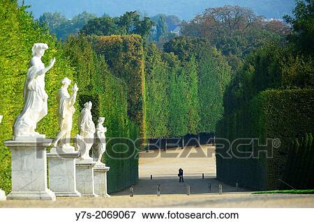 Sculptures in the garden of Versaille palace in France, Europe. View Large Photo Image Stock Photo - Sculptures in the garden of Versaille palace in France, Europe.. Fotosearch