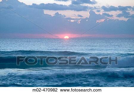 Sea. Sunrise. Cancn. Quintana Roo. Mexico. View Large Photo Image Stock Image - Sea. Sunrise. Cancn. Quintana Roo. Mexico.. Fotosearch