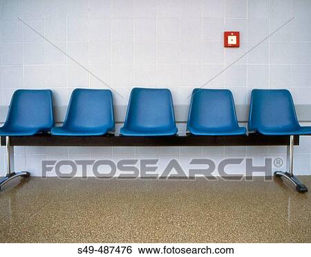 Stock Photograph - Seats in hospital. Fotosearch