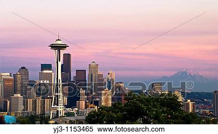 Seattle View Large Photo Image Stock Photography - Seattle. Fotosearch