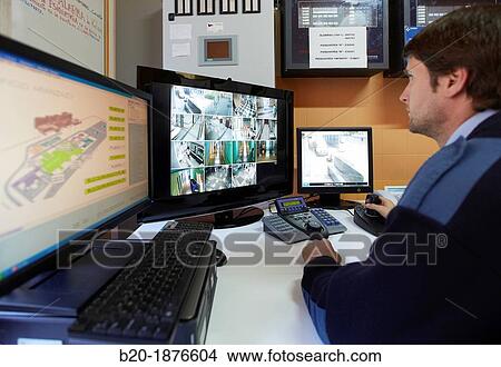 Security Guard, Security surveillance system, Hospital Donostia, San Sebastian, Gipuzkoa, Basque Country, Spain View Large Photo Image Picture - Security Guard, Security surveillance system, Hospital Donostia, San Sebastian, Gipuzkoa, Basque Country, Spain. Fotosearch