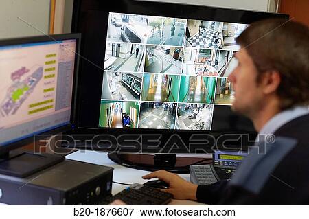 Security Guard, Security surveillance system, Hospital Donostia, San Sebastian, Gipuzkoa, Basque Country, Spain View Large Photo Image Stock Photo - Security Guard, Security surveillance system, Hospital Donostia, San Sebastian, Gipuzkoa, Basque Country, Spain. Fotosearch