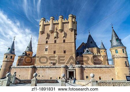 segovia, castilla-leon, spain, alcazar View Large Photo Image Stock Image - segovia, castilla-leon, spain, alcazar. Fotosearch