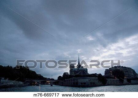 Stock Photo - Seine River, Paris. France. Fotosearch