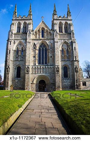Stock Photo - Selby Abbey Selby North Yorkshire England. Fotosearch