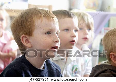 selective focus, Headshot, 3 3 year old boys in a row at nursery View Large Photo Image Stock Image - selective focus, Headshot, 3 3 year old boys in a row at nursery. Fotosearch