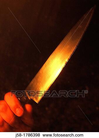 Self-portrait with knife View Large Photo Image Stock Photo - Self-portrait with knife. Fotosearch