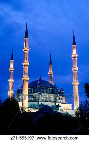 Selimiye Mosque, Edirne, Turkey. View Large Photo Image Stock Photo - Selimiye Mosque, Edirne, Turkey.. Fotosearch