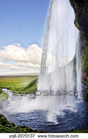 Stock Photo - Seljalandsfoss, Iceland.. Fotosearch