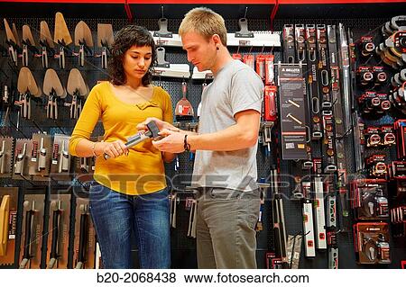 Selling pot mason. Hand tools for construction. Hardware store. View Large Photo Image Stock Photo - Selling pot mason. Hand tools for construction. Hardware store.. Fotosearch