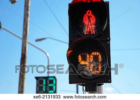 Stock Image - semaphore, traffic light, road sign, fingerprint, traffic signals.. Fotosearch