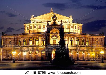 Semper Opera, Dresden, Saxony, Germany View Large Photo Image Stock Photography - Semper Opera, Dresden, Saxony, Germany. Fotosearch