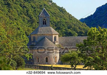 Senanque abbey, Gordes, Vaucluse, Provence, France View Large Photo Image Picture - Senanque abbey, Gordes, Vaucluse, Provence, France. Fotosearch