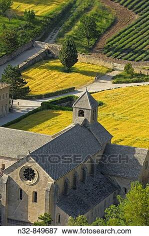 Senanque abbey, Gordes, Vaucluse, Provence, France View Large Photo Image Stock Photo - Senanque abbey, Gordes, Vaucluse, Provence, France. Fotosearch