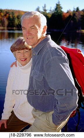 Senior couple, autumn. Gatineau Park. Quebec. Canada View Large Photo Image Stock Photograph - Senior couple, autumn. Gatineau Park. Quebec. Canada. Fotosearch