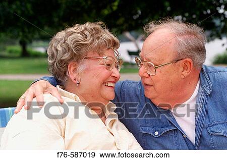 Senior couple embracing. View Large Photo Image Stock Photo - Senior couple embracing.. Fotosearch