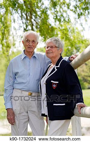 Picture - Senior couple, Germany, Europe. Fotosearch