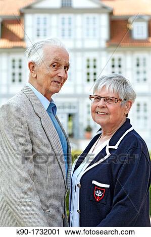 Stock Image - Senior couple, Germany, Europe. Fotosearch