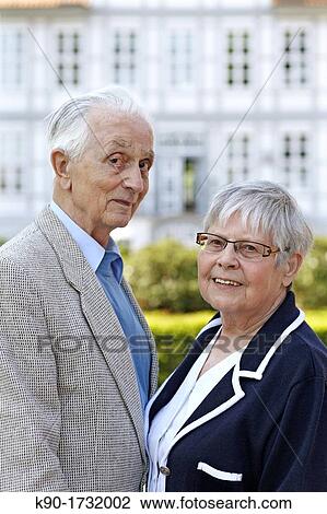 Stock Image - Senior couple, Germany, Europe. Fotosearch