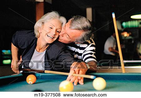 senior couple shooting pool View Large Photo Image Stock Photo - senior couple shooting pool. Fotosearch