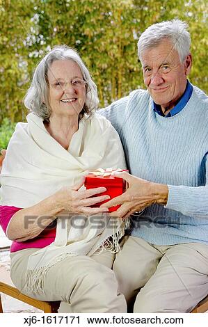 Stock Image - Senior couple. Fotosearch