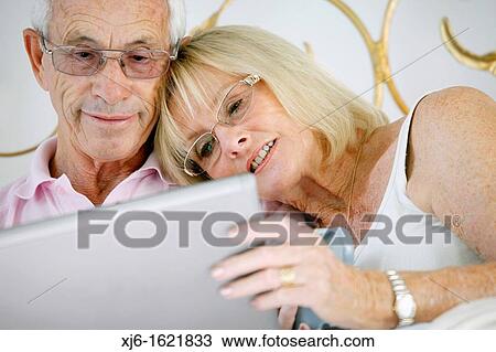 Stock Image - Senior couple. Fotosearch
