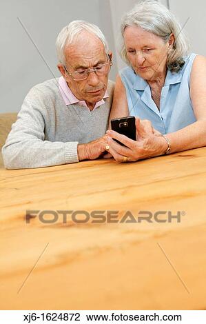 Stock Image - Senior couple. Fotosearch