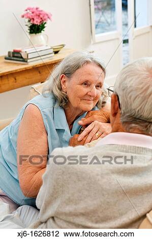 Stock Image - Senior couple. Fotosearch