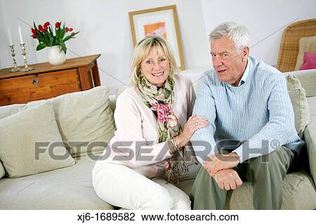 Stock Image - Senior couple. Fotosearch