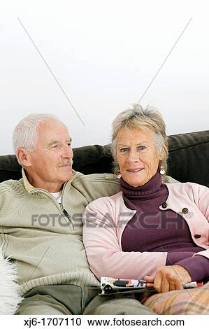 Stock Image - Senior couple. Fotosearch