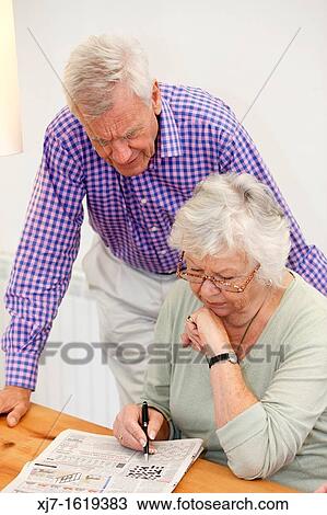 Stock Image - Senior couple. Fotosearch
