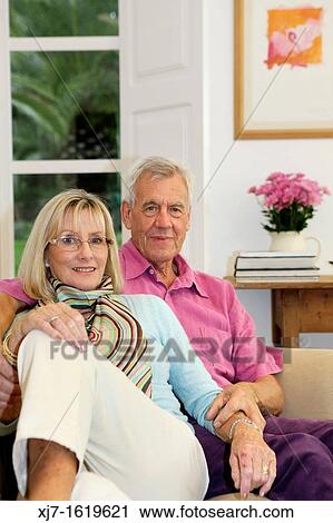 Stock Image - Senior couple. Fotosearch