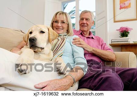 Stock Image - Senior couple. Fotosearch
