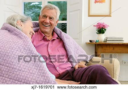 Stock Image - Senior couple. Fotosearch
