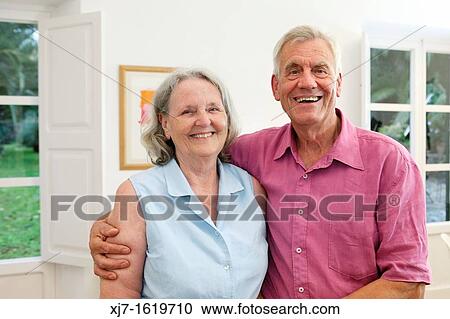 Stock Image - Senior couple. Fotosearch