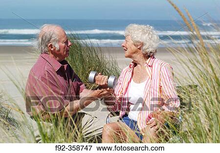 Senior couple View Large Photo Image Stock Photo - Senior couple. Fotosearch