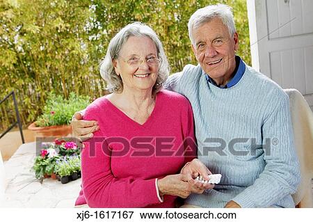 Senior couple View Large Photo Image Stock Photo - Senior couple. Fotosearch