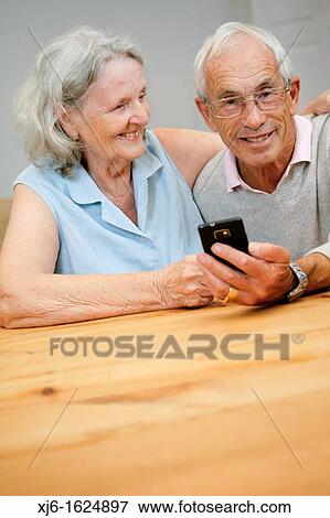 Senior couple View Large Photo Image Stock Photo - Senior couple. Fotosearch