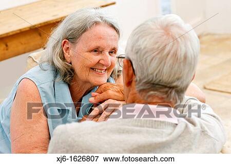 Senior couple View Large Photo Image Stock Photo - Senior couple. Fotosearch