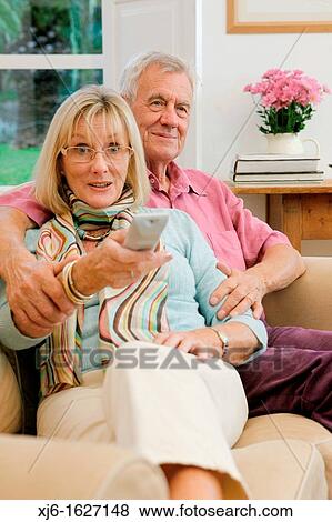 Senior couple View Large Photo Image Stock Photo - Senior couple. Fotosearch