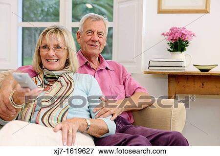 Senior couple View Large Photo Image Stock Photo - Senior couple. Fotosearch
